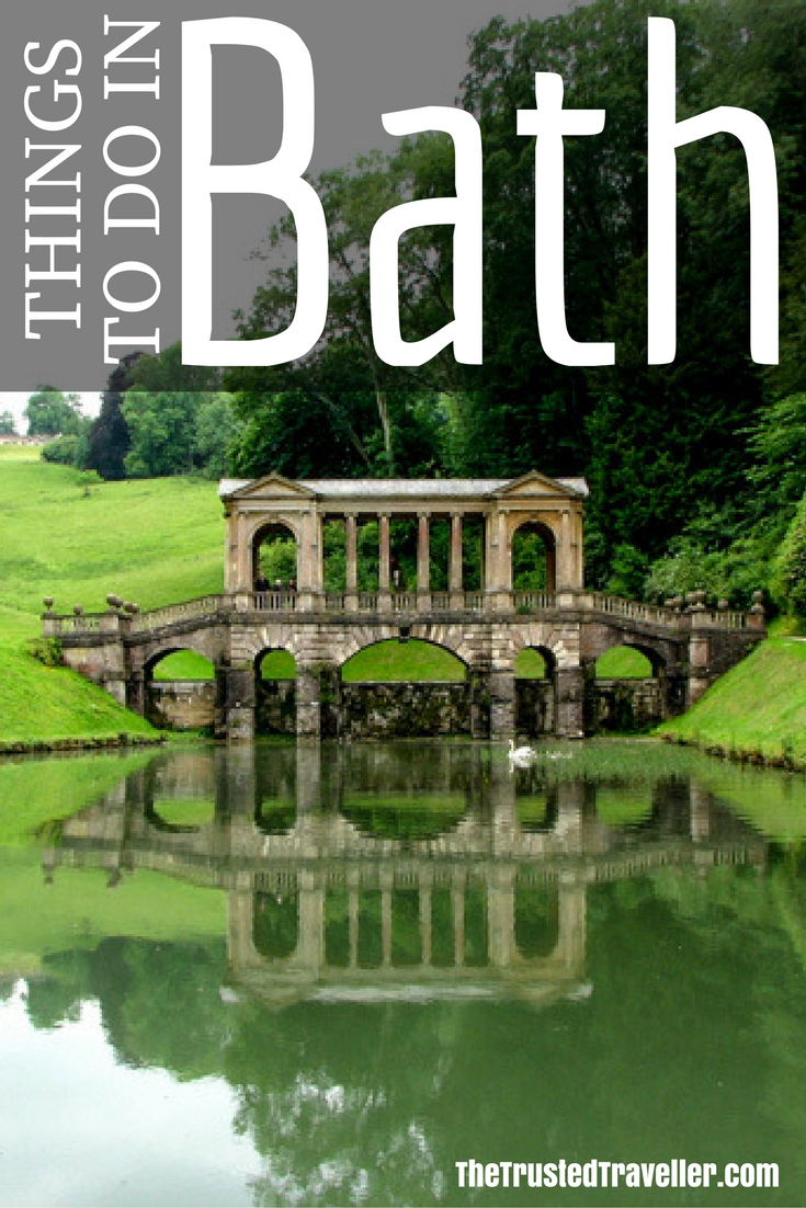 The Palladian Bridge in Prior Park, a must-see in Bath, England - Things to Do in Bath - The Trusted Traveller