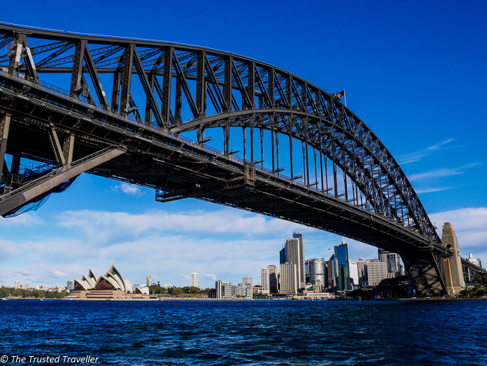 Sydney Harbour with it's famous Sydney Harbour Bridge and Sydney Opera House - 5 Reasons Why I Love Sydney - The Trusted Traveller