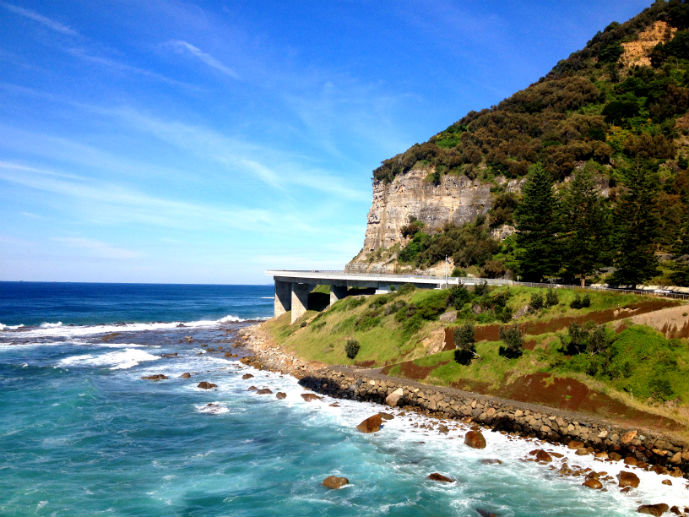 Sea Cliff Bridge on the Grand Pacific Drive - The Trusted Traveller