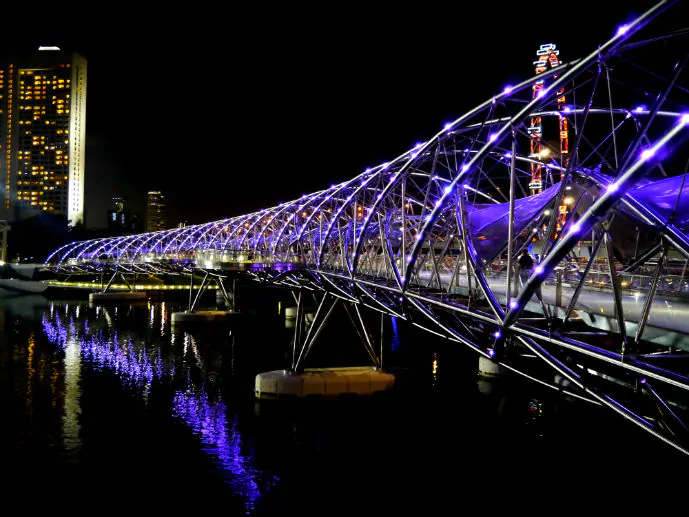 Helix Bridge - Things to Do in Singapore - The Trusted Traveller