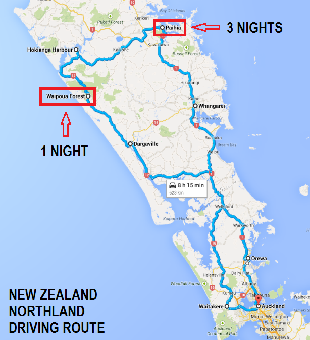 Map Of Northland Beaches New Zealand Northland Road Trip Itinerary For 2022 - The Trusted Traveller