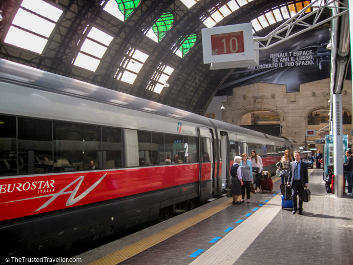 train travel in northern italy