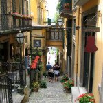 Steep streets of Bellagio
