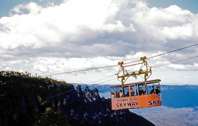 Scenic Skyway in 1963 (photo by Wikipedia Commons)