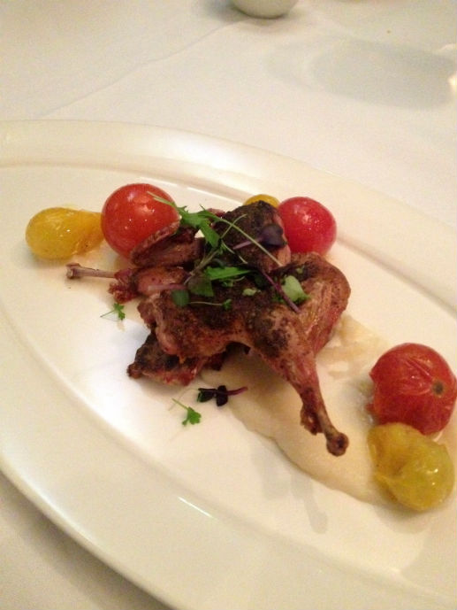 Quail at Eucalypt Restaurant - Hotel Review: Fairmont Resort Blue Mountains - The Trusted Traveller