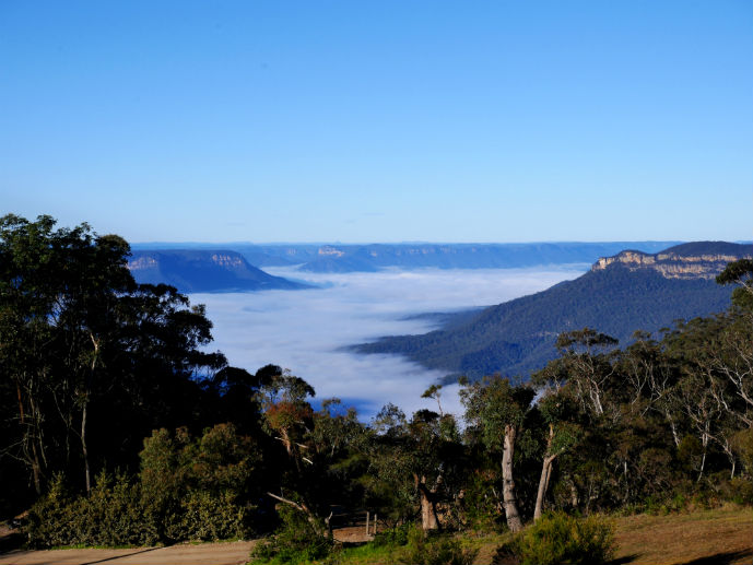 The view from the terrace of Jamison's Restaurant - Hotel Review: Fairmont Resort Blue Mountains - The Trusted Traveller