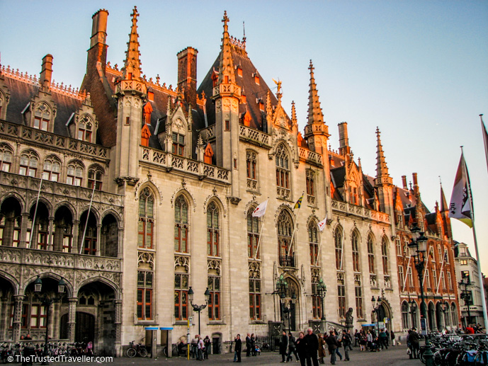 The City Hall in the Markt Square of Bruges in Belgium - Things to Do in Bruges - The Trusted Traveller