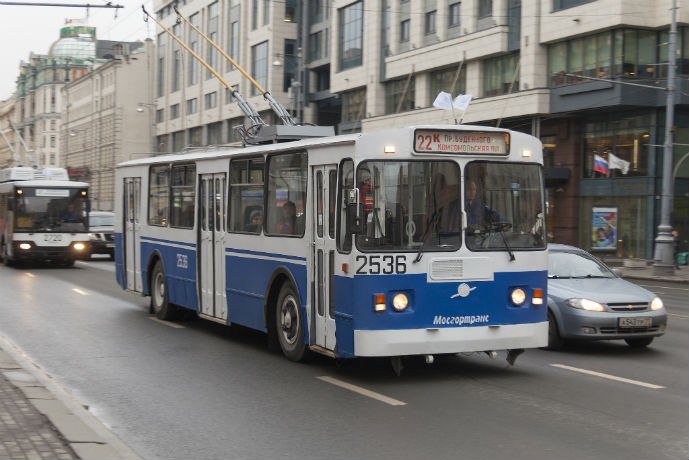 Typical Moscow Trolley - Getting Around Moscow - The Trusted Traveller