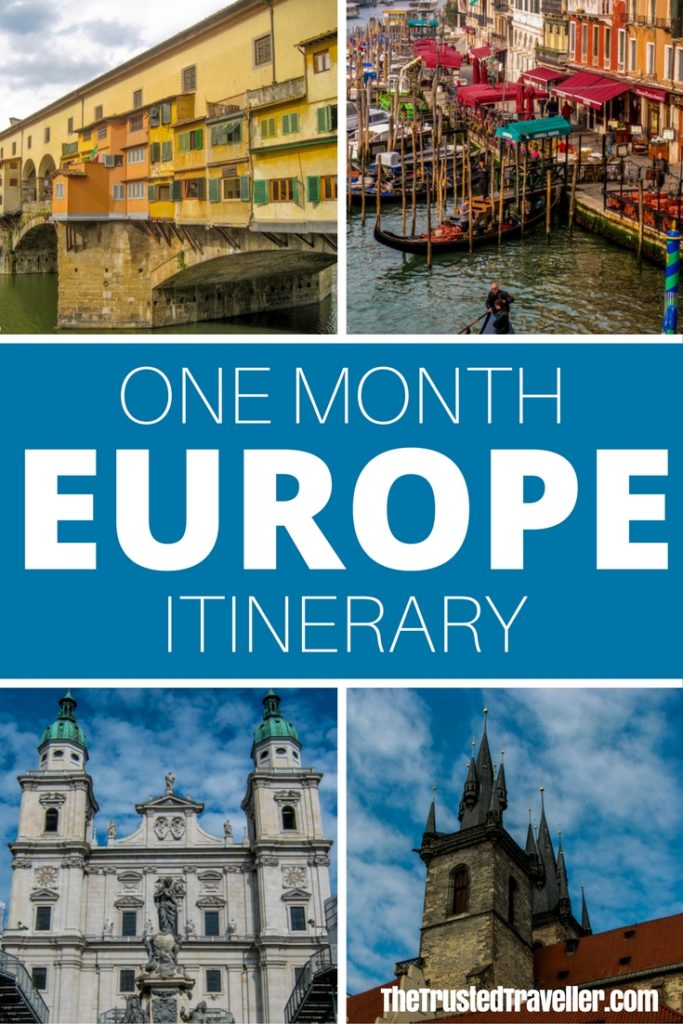 1 month europe trip planner