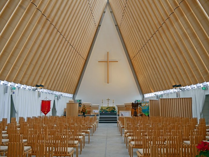 Inside the 'Cardboard' Cathedral - Things to Do in Christchurch - The Trusted Traveller
