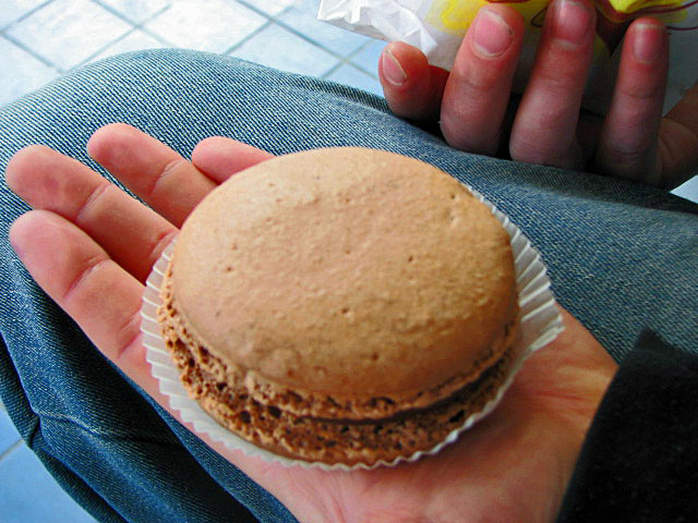 The biggest macaroon i've ever seen - 30 Things to Do in Paris - The Trusted Traveller
