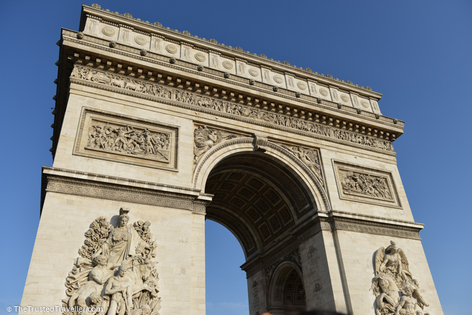 Arc de Triomphe - 30 Things to Do in Paris - The Trusted Traveller