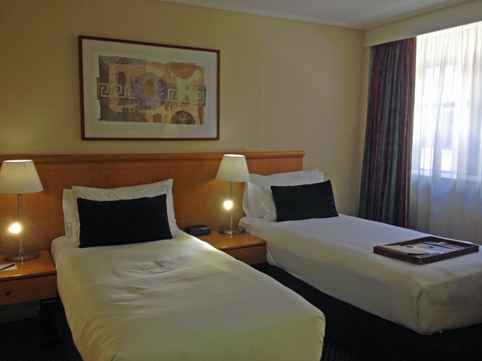 Twin room in the Rydges World Square, Sydney - Where to Stay - The Trusted Traveller