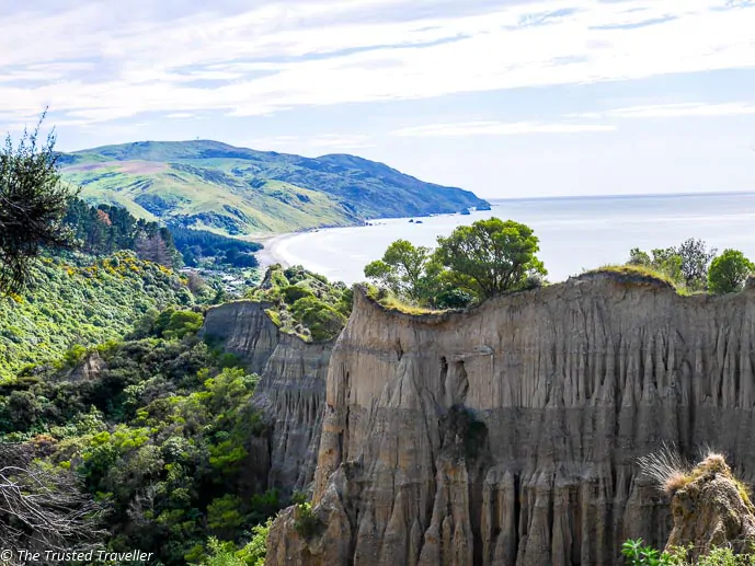 The Cathedral Cliffs at Gore Bay - Driving from Christchurch to Marlborough - The Trusted Traveller