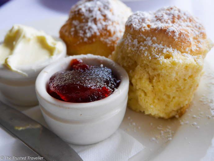 Delicate scones with jam and cream from the Old Bakery Tea Room in Berrima - Things to Do in The Southern Highlands - The Trusted Traveller