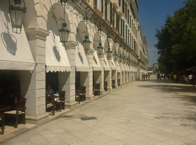 Liston Corfu town - 5 Things to Do on Corfu Island - The Trusted Traveller