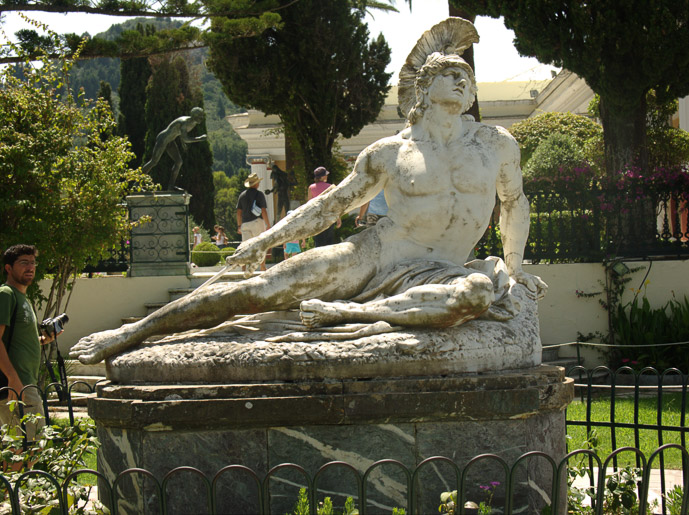 The dying Achilles - 5 Things to Do on Corfu Island - The Trusted Traveller