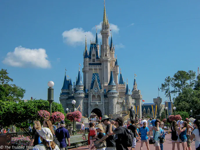 Cinderellas's Castle at Magic Kingdom - Guide to the Orlando Theme Parks - The Trusted Traveller