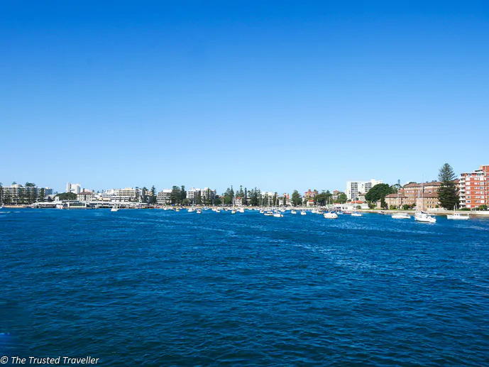 The harbour side of Manly