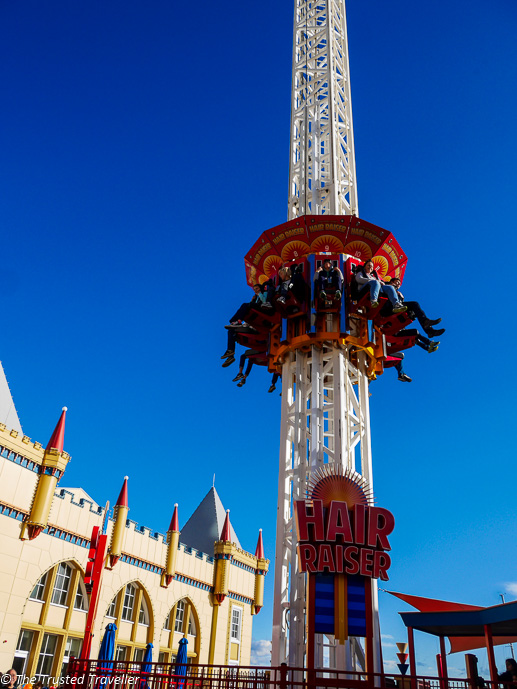 Hair Raiser Ride at Luna Park Sydney