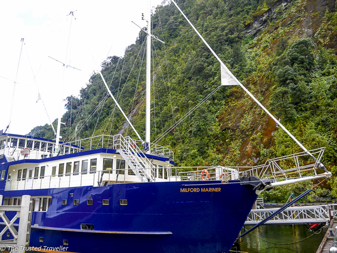 Our sailing ship for the cruise on Milford Sound - Our Journey to Milford Sound - In Photos - The Trusted Traveller