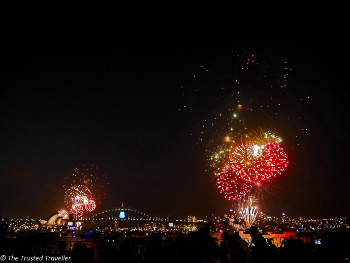 Fireworks on Sydney Harbour for NYE Celebrations - 35 Free Things to Do in Sydney - The Trusted Traveller