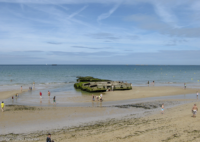 The beach at Arromanches in Normandy - 7 Places to Visit in France That Aren't Paris - The Trusted Traveller