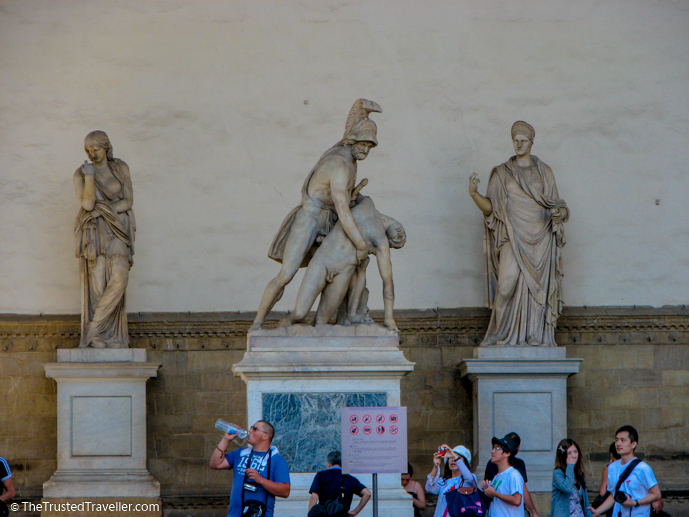 An abundance of statues in the Piazza della Signoria - Things to Do in Florence - The Trusted Traveller