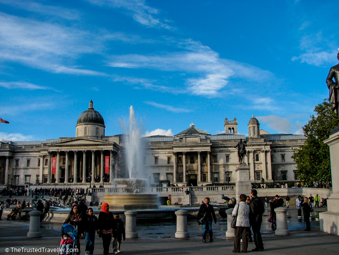 Trafalgar Square, London - See the Best of England: A Three Week Itinerary - The Trusted Traveller