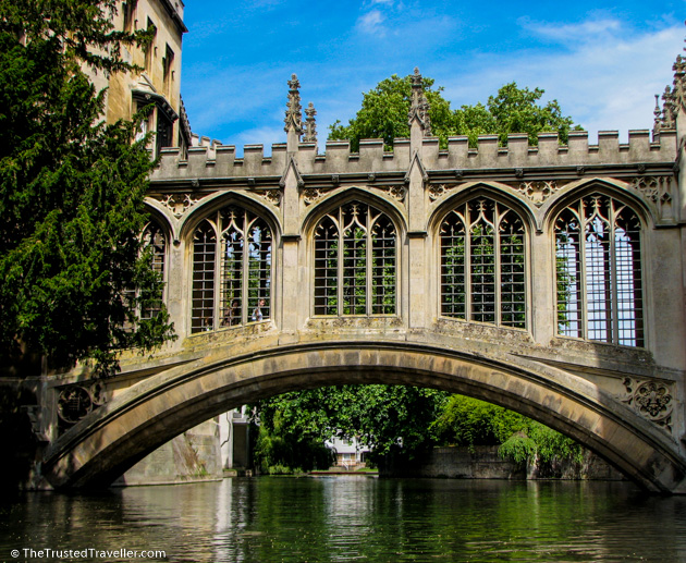 A covered bridge over the River Cam, Cambridge - See the Best of England: A Three Week Itinerary - The Trusted Traveller