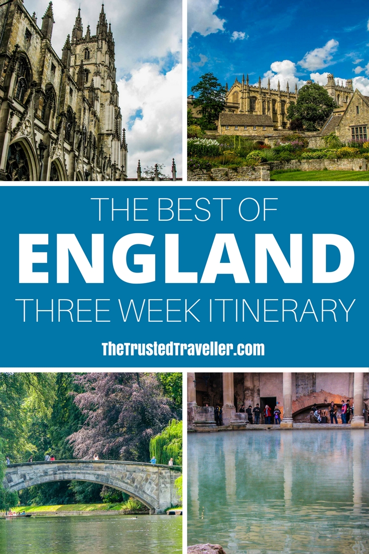 See the Best of England: A Three Week Itinerary - The Trusted Traveller