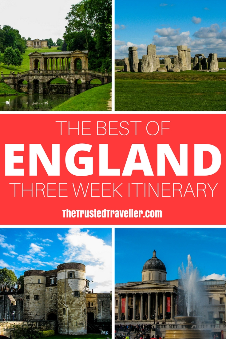 See the Best of England: A Three Week Itinerary - The Trusted Traveller