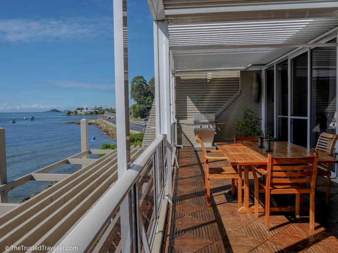 The terrace - Bay Breeze Boutique Motel: Luxury on the Eurobodalla Coast - The Trusted Traveller