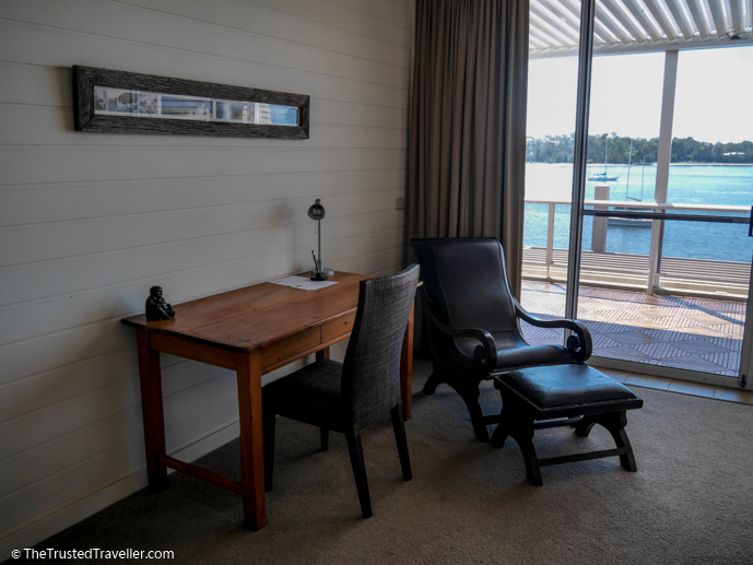 The spacious master bedroom - Bay Breeze Boutique Motel: Luxury on the Eurobodalla Coast - The Trusted Traveller