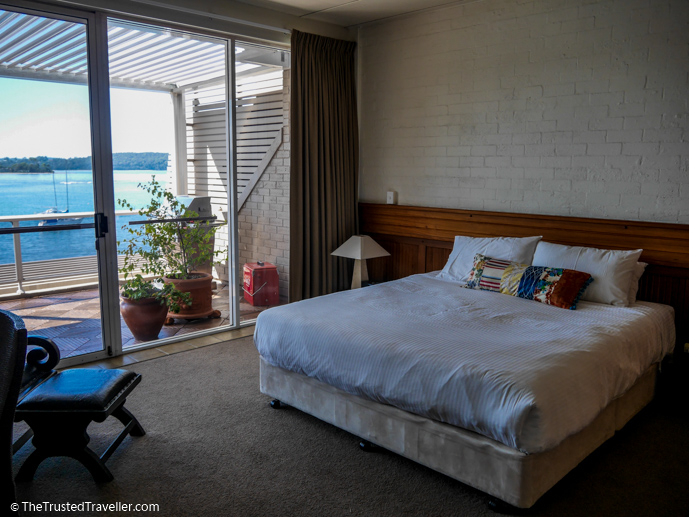 The spacious master bedroom - Bay Breeze Boutique Motel: Luxury on the Eurobodalla Coast - The Trusted Traveller