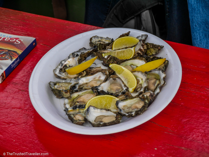 A delicious plate of Sydney Rock Oysters - A Magical Oyster Tour on the NSW South Coast - The Trusted Traveller