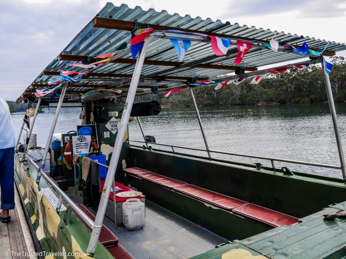 Sponge's oyster punt - A Magical Oyster Tour on the NSW South Coast - The Trusted Traveller