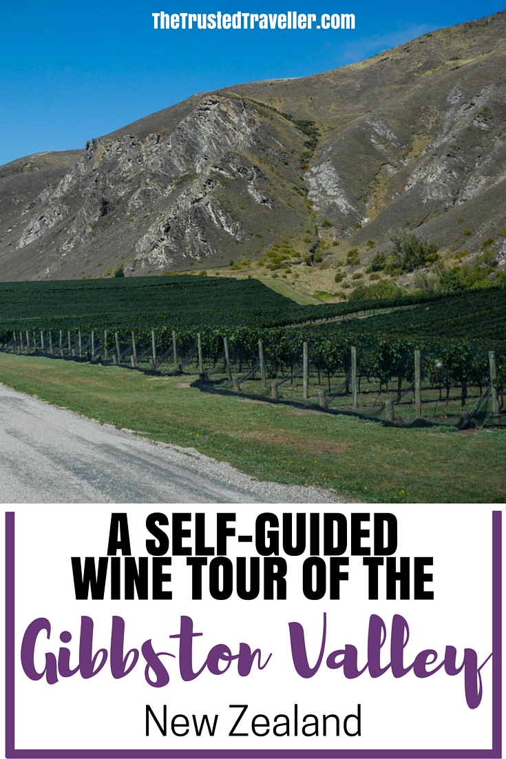 VIneyards with a mountain backdrop - Self Guided Wine Tour of the Gibbston Valley, New Zealand - The Trusted Traveller