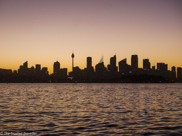Sunsetting on Sydney Harbour as seen from the Manly Ferry - 48 Hours in Sydney: The Perfect Weekend Getaway - The Trusted Traveller