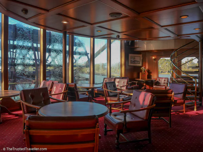 The Paddlewheel Lounge - Our Luxury Murray River Cruise Aboard the PS Murray Princess - The Trusted Traveller