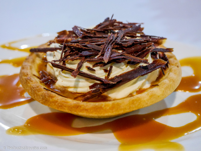 Banoffee tart - Our Luxury Murray River Cruise Aboard the PS Murray Princess - The Trusted Traveller
