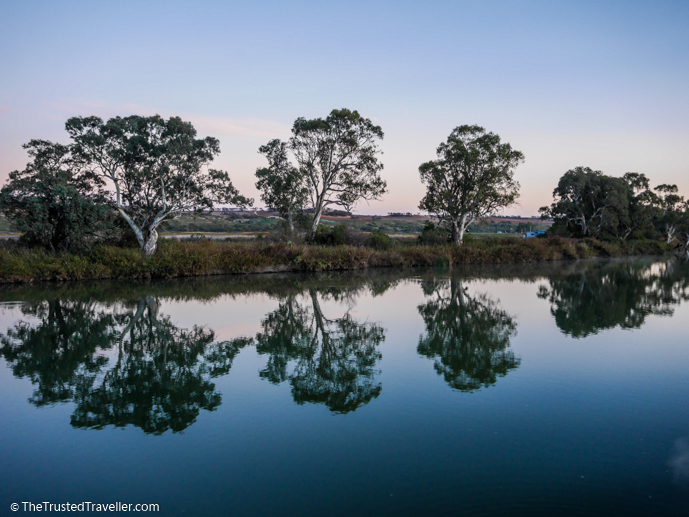 The stillness of sunrise is breaktaking - Our Luxury Murray River Cruise Aboard the PS Murray Princess - The Trusted Traveller