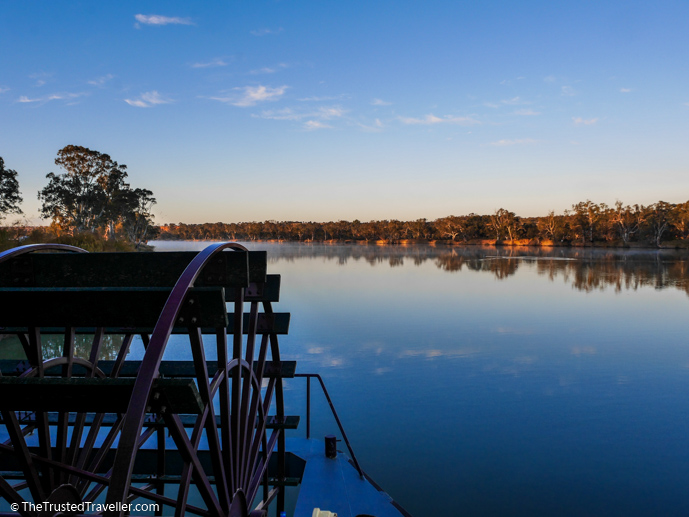 The paddlewheel of the vessel - Our Luxury Murray River Cruise Aboard the PS Murray Princess - The Trusted Traveller