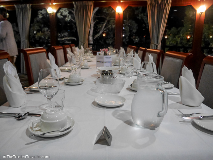 The immaculately presented dining room - Our Luxury Murray River Cruise Aboard the PS Murray Princess - The Trusted Traveller