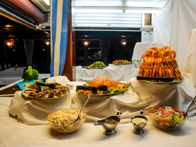 Seafood at the Captains Buffet - Our Luxury Murray River Cruise Aboard the PS Murray Princess - The Trusted Traveller