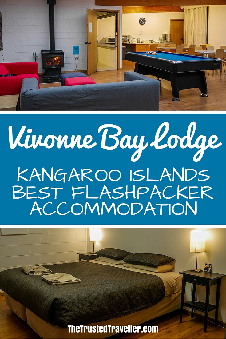 The cosy lounge/dining area complete with fireplace and the comfortable rooms - Vivonne Bay Lodge: Kangaroo Islands Best Flashpacker Accommodation - The Trusted Traveller