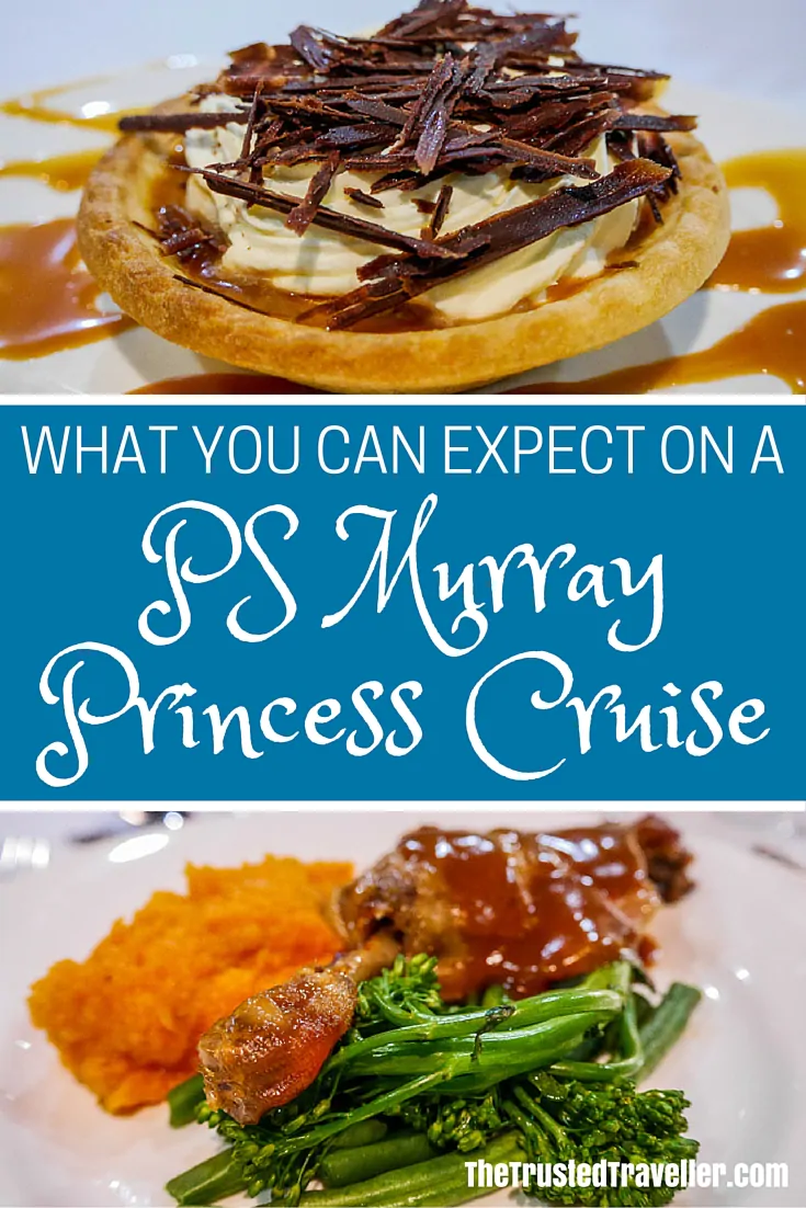 With three delicious meals a day, you won't go hungry on a PS Murray River Cruise - 7 Things You Can Expect on a PS Murray Princess Cruise - The Trusted Traveller