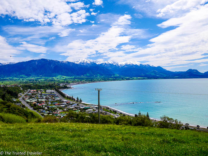 Kaikoura from Peninsula Lookout - Two Week New Zealand South Island Road Trip Itinerary - The Trusted Traveller