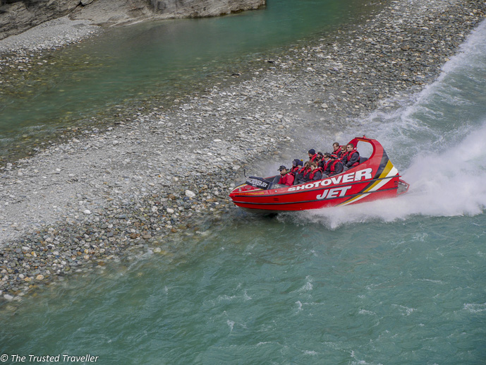 The Shotover Jetboat - Two Week New Zealand South Island Road Trip Itinerary - The Trusted Traveller