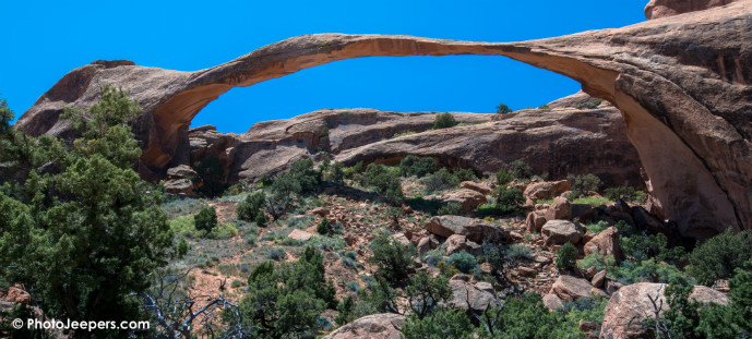 Landscape Arch Devils Garden Arches National Park Utah - 10 Things to Do in Arches National Park - The Trusted Traveller